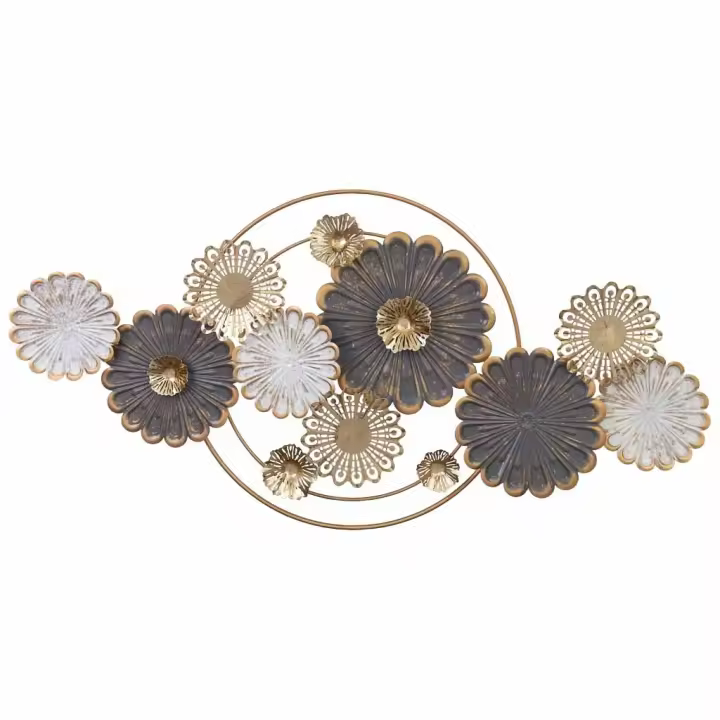 Mural decorativo de pared de metal 118,7x59,7x7,0 - 1