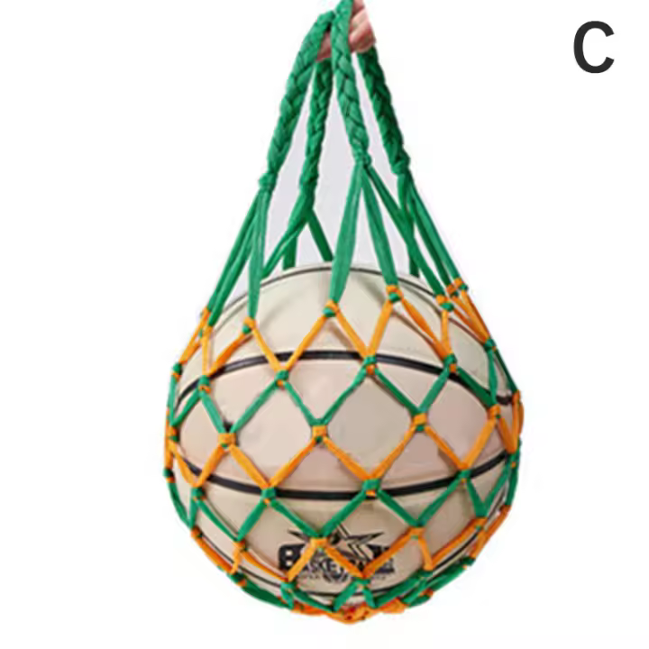 Bolsa De Almacenamiento De Baloncesto Y Fútbol De Nylon Bolso Portátil Para Deportes Al Aire Libre Equipamiento De Voleibol Y Baloncesto - 1