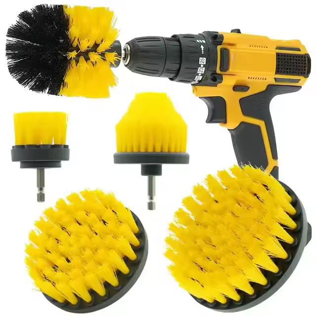 Paquete de 5 brozas de Tirador, Kit de accesorios para Limpieza eléctrica de 1/5 ', juego de - 1