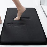 Alfombra De Baño De Espuma De Memoria 1pc Absorcióndes De Agua Máquina Lavable Antideslizante Gruesa Para Dormitorio Puerta - details 0