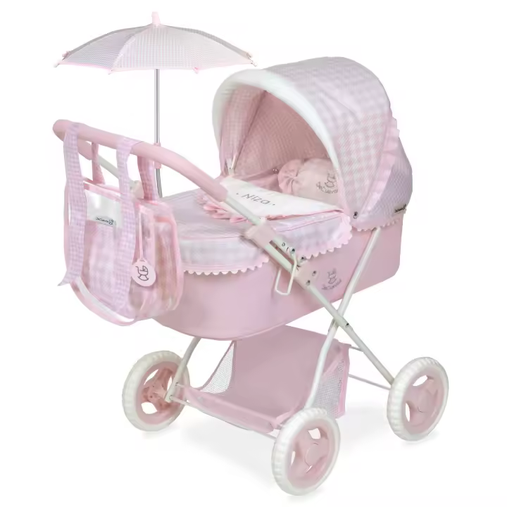 Carro de Muñecas Niza Plegable con Sombrilla DeCuevas Toys 85046 - 1
