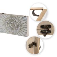 Dcasa - Tapa contador de luz o cubrecontador electricos de madera mandala de 46x6x32 cm - details 0