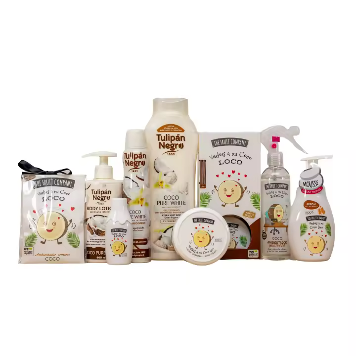 CAJA BEAUTY COCO Productos de cosmética y hogar multimarca "Tulipán Negro", "The Fruit Company" y "Prady" - Regalos y Sets de Belleza y Cuidado de la Piel - 1