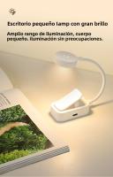 Lámpara De Lectura LED Mini Plegable Con Clip Y Recarga USB Protección Ocular 3 Colores Luz Nocturna Para Mesa Portátil - details 10