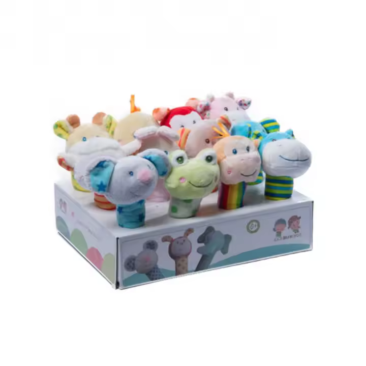 Sonajero animalitos en caja de 12 (venta individual sonajero) - 1