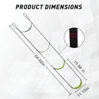 Ayudante de Escalada de 3 Escalones para Caza, ayudante de Bastón de Escalada-Escalera de Cuerda con Correas - details 3