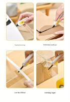 Cortador De Cartas Magnético Mini 1pc Retráctil De Hoja Durable ABS Portátil Cortador De Papel Y Letras - details 11