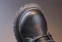 Botas Cortas Para Niños Y Niñas Antideslizantes Cuero Suave Tacón Plano Temporada Otoño E Invierno Moda Primavera Verano - details 13
