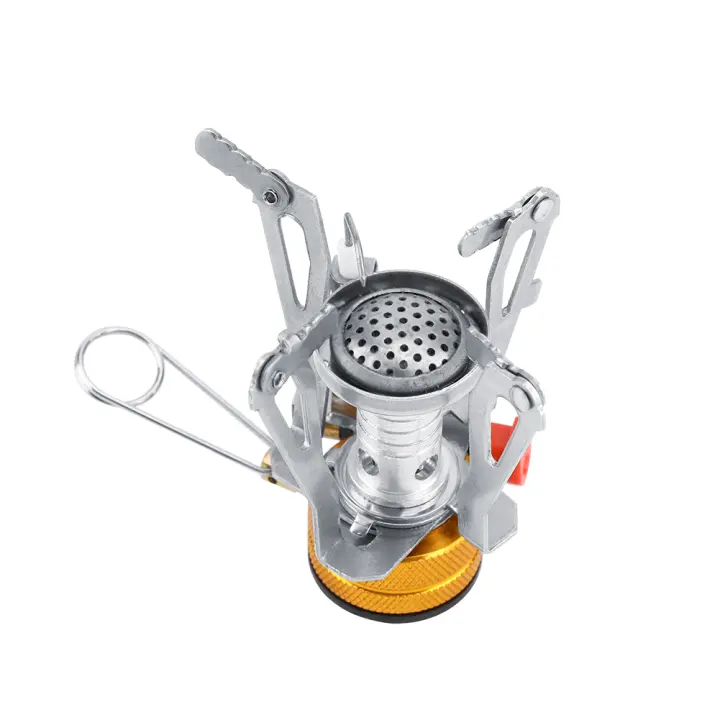 Estufa de gas portátil pequeña para exteriores, barbacoa, camping, picnic - 1
