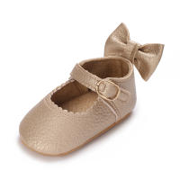 Zapatos De Princesa Para Bebé Niña En Lace Blanca Mocasines Con Lazo Y Borde Antideslizante De Goma Primera Calzado Para Caminar - details 109