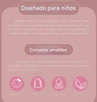 Conjunto de Maquillaje Infantil with Estudio de Unicornio, Juego de Maquillaje de Imitación con Labial y Esmal - details 0