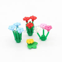 200pcs Bloques De Construcción Compatible Con Lego Jile MOC 32606 Plantas Y Flores Con Agujero Pequeño Para Casa De Árbol De Cerezo Blossom Juguetes Para Adultos Y Niños - details 2