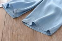 Nuevos Pantalones Anchos Para Niñas Moda Verano Casual Chiffon Ajustados Ropa Para Adolescentes Talla True Fit Cierre Elástico - details 4