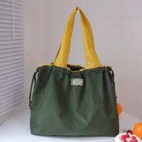 Bolsa De Compras Ecológica Y Fashion Con Cierre De Cordón Bolsa De Viaje Impermeable Reutilizable Para Supermercado Y Grocery - details 7