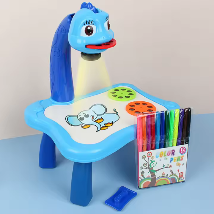 Mesa De Dibujo LED Para Niños Tablero De Pintura Artística Juguete De Graffiti Blanco Como Tablero Educativo Regalo Para Niños - 1