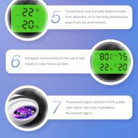Análisis De Piel Portátil Recargable Detector LCD Digital Testador De Humedad Grasa Y Agua Herramienta De Cuidado Facial - details 6