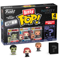 Funko Pack 16 4 packs de 4  Bitty bittys Infinity War MArvel Iron Man Loki Capitan America Thor Hulk Vision Ultron Viuda Negra Hawkeye Black Panther Nick Furia  Funko Pop Bitties Bittis - details 4