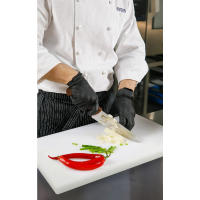STARLEY-Tabla de corte profesional de polietileno Blanca,accesorio de cocina para cortar, trocear 32.5x26.5X2 cm - details 5