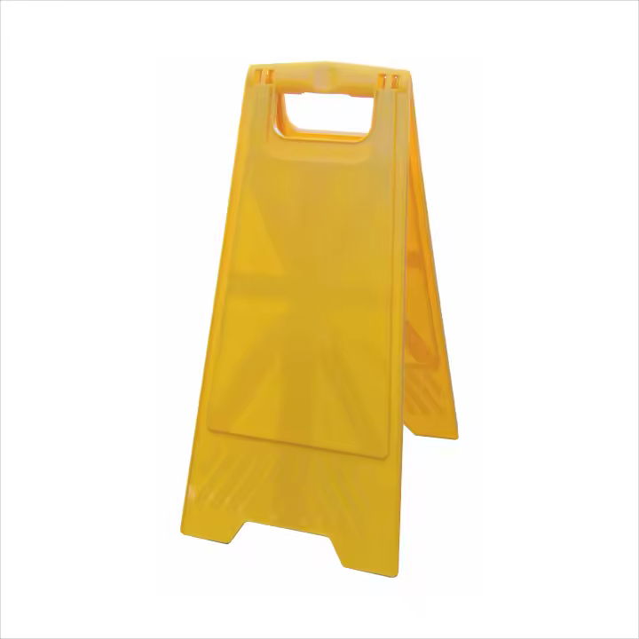 CABALLETE SEÑALIZACION AMARILLO ANONIMO SIN LETRERO - 1