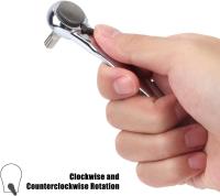 Juego De Llaves De Eje Ratchete Mini 28/32 En 1 Con Ángulo Y Torx Magnético Para Espacios Estrechos Mango De Destornillador De 1/4 Pulgada Dientes 72 - details 10