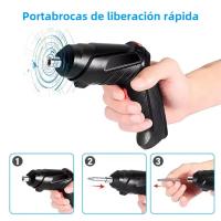 Mini Destornillador Eléctrico Sin Cable Para Mantenimiento Doméstico Y Reparación Con Batería De Litio 500mAh Voltaje 3.6v Herramienta De Rotación Para DIY En El Hogar - details 2