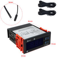 Controlador De Temperatura ETC-3000 Termómetro Digital Regulador Mini Termostato Con Doble Sensor NTC Para Refrigerador 220V - details 2
