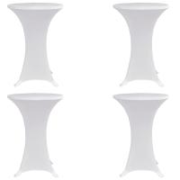 vidaXL 4x Fundas Elásticas Mesa 60cm Casa Hostelería Decoración Color Antracita,  Verde,  Blanco y mas - details 2