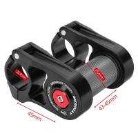 MEROCA Tímbrido De Bicicleta Plegable Absorción De Choque Longitud 45mm Diámetro De Instalación 25.4mm Para Bicicleta Plegable 412/SP18 Aleación De Aluminio - details 11