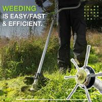 Cabeza De Escobilla Para Maleza Cabeza De Rueda De Acero Para Trimmer Eliminación De Hierba Moja Y Rusticidad Para Jardín - details 18