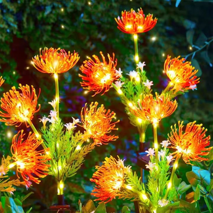 Lámpara Solar LED Impermeable IP65 Para Jardín Iluminación De Paisaje Exterior Para Camino Jardín Prado Atrás Hogar Decoración Luz De Flores - 1