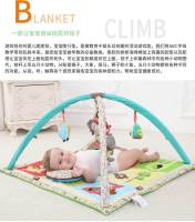 Colchoneta para gatear para bebés, juego de actividades en el bosque, manta para gatear, estante de fitness para bebés, juguete de peluche - details 3