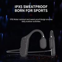 Auriculares deportivos inalámbricos abiertos, auriculares impermeables y antitranspirantes Bluetooth 5.0 con micrófono, adecuados para trotar, correr, conducir, ciclismo, senderismo, uso interior y exterior - details 4