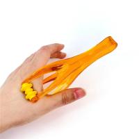 Masajeador De Mano 1Pc Rollador De Masaje Para Aliviar La Fatiga De Los Dedos Y Mejorar La Circulación Súper Masajeador De Acupuntura Portátil De ABS Color Ámbar - details 1