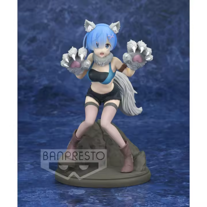 Figura Ram Espresto Monster Motions Re:Zero Starting Life in Another World 18mFigura  Coleccionable - Idea de Regalo- Mercancia Oficial - Juguetes para Niños y Adultos - Movies Fans - Muñeco para Coleccionistas y Exposición - 1