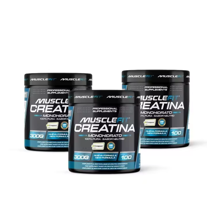 ¡Pack Ahorro! 3 x Creapure Creatina 300g - MuscleFit│MUSCLEVIP│Mas músculos - 1