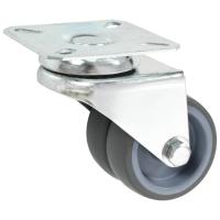 vidaXL Ruedas dobles giratorias 4 unidades 50 mm - details 2