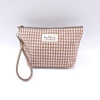 Bagsgarden Neceser pequeño Impermeable de vichy - Bolsa de Viaje de Gran Tamaño para Artículos de Aseo - details 0
