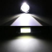 Lámpara De Mano Táctica LED Alta Potencia Recargable Con Zoom Fuerte Impermeable Torcha Exterior De Aluminio COB Luz Lateral 3 Modos - details 4