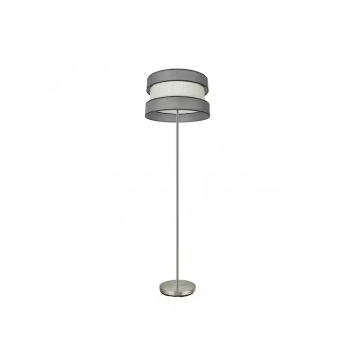 Fabrilamp - Pie Salon Home 1xe27 Niquel/gris-beis 160x40x40 Cm - 1