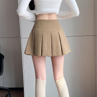 Falda Plisada Retro Estadounidense Para Mujer Alta Cintura Y2k Casual Escuela Lindo Corta Corduroy Falda Corta Para Niñas - details 5
