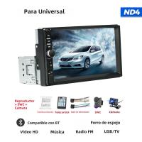NaviFly Reproductor De Radio Para Coche Con Pantalla Táctil De 7 Pulgadas ND4 Estéreo Universal 1 Din GPS Multimedia Inteligente BT Incluye Control Remoto - details 4