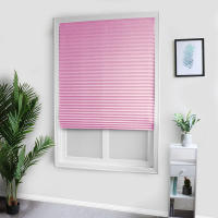 Cortinas Pliegables Autoadhesivas Para Ventanas Baño Cocina Balcón Oficina Estilo Slat Material Poliéster Medio Blinds Rollos - details 13