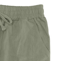 Pantalones rectos con cordones de algodón y lino para hombre, de estilo playero, finos y con cordón, para el tiempo libre, para las cuatro estaciones. - details 28