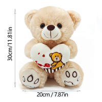 Oso De Peluche Hugging Love Juguete Suave Paracompania En Escenas De Boda Regalo Para Eventos Y Juegos De Fiesta Regalo Navideño - details 0