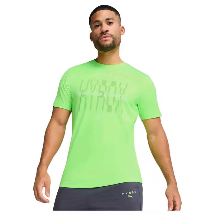 Camiseta de Manga Corta Puma Hyrox Tad para hombre en color verde - 1