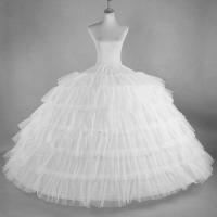 Falda Blanca Completa Vestido De Boda Acolchado Accesorios De Vestido De Novia Hoops Petticoat Underskirt Slips Para Fiesta De Quinceañera - details 1