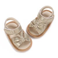 Zapatillas De Verano Para Bebé Niña Con Lazo Antideslizante Suaves Y Cómodas Suela De Goma Zapatos De Primera Caminata Para Princesa - details 17