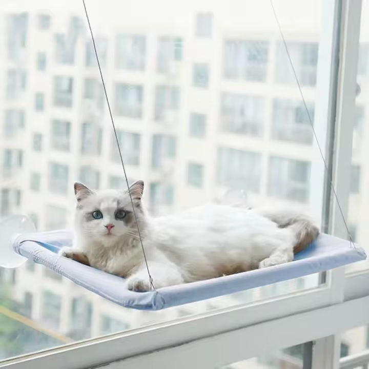 Colchón Para Gatos De Verano Y Otoño Con Succión Universal Desmontable Y Lavable Tipo Nido Colgante De Alta Succión Para Mascotas - 1