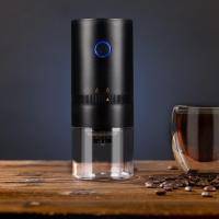 Cafetera,Molinillo de café eléctrico portátil para preparar 4 tazas de café expreso, muele café en polvo grueso, medio fino y extrafino, recargable por USB (negro) - details 3