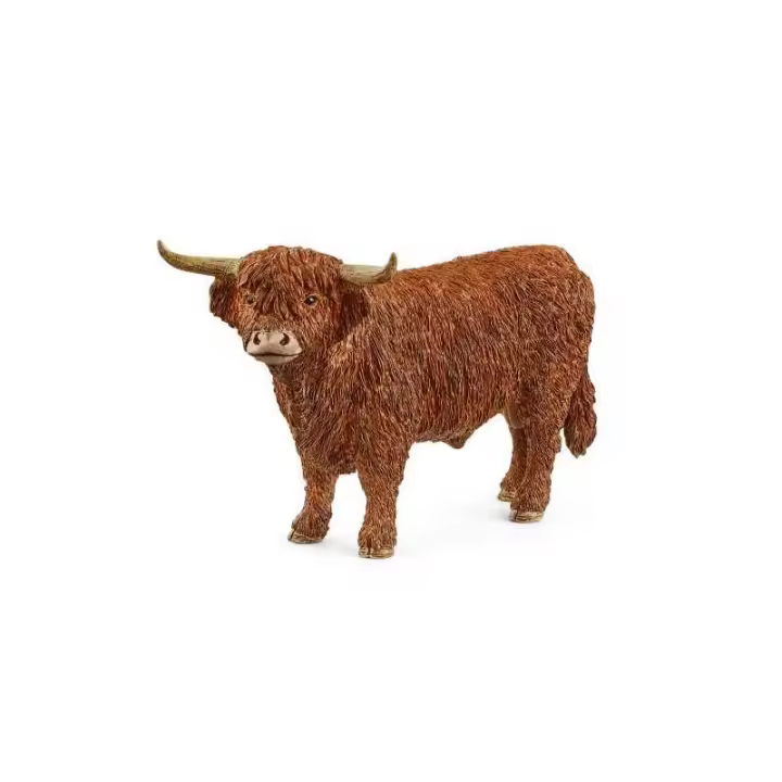 Figura Schleich Vaca de las Tierras Altas - Detalles Realistas - Resistente Al Frío - 1